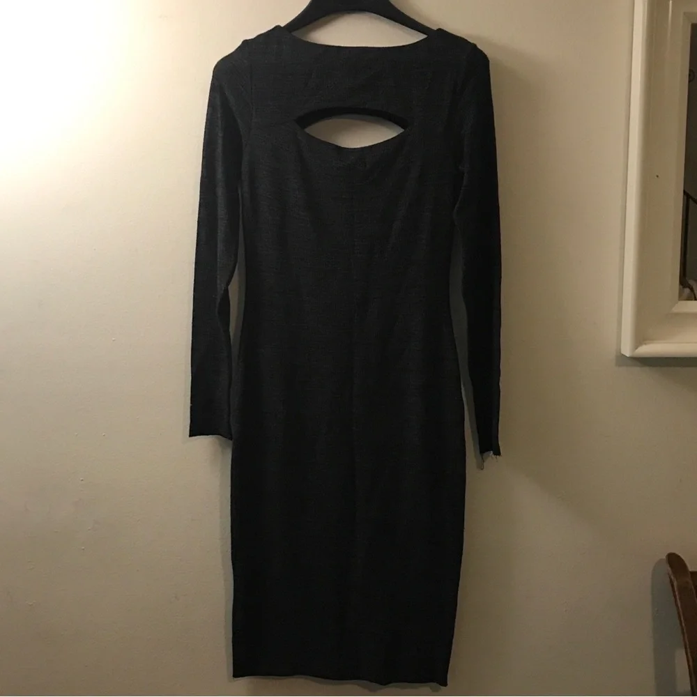 Bailey 44 midi Gabriel bodycon dress in anthracite SMALL - Picture 8 of 8